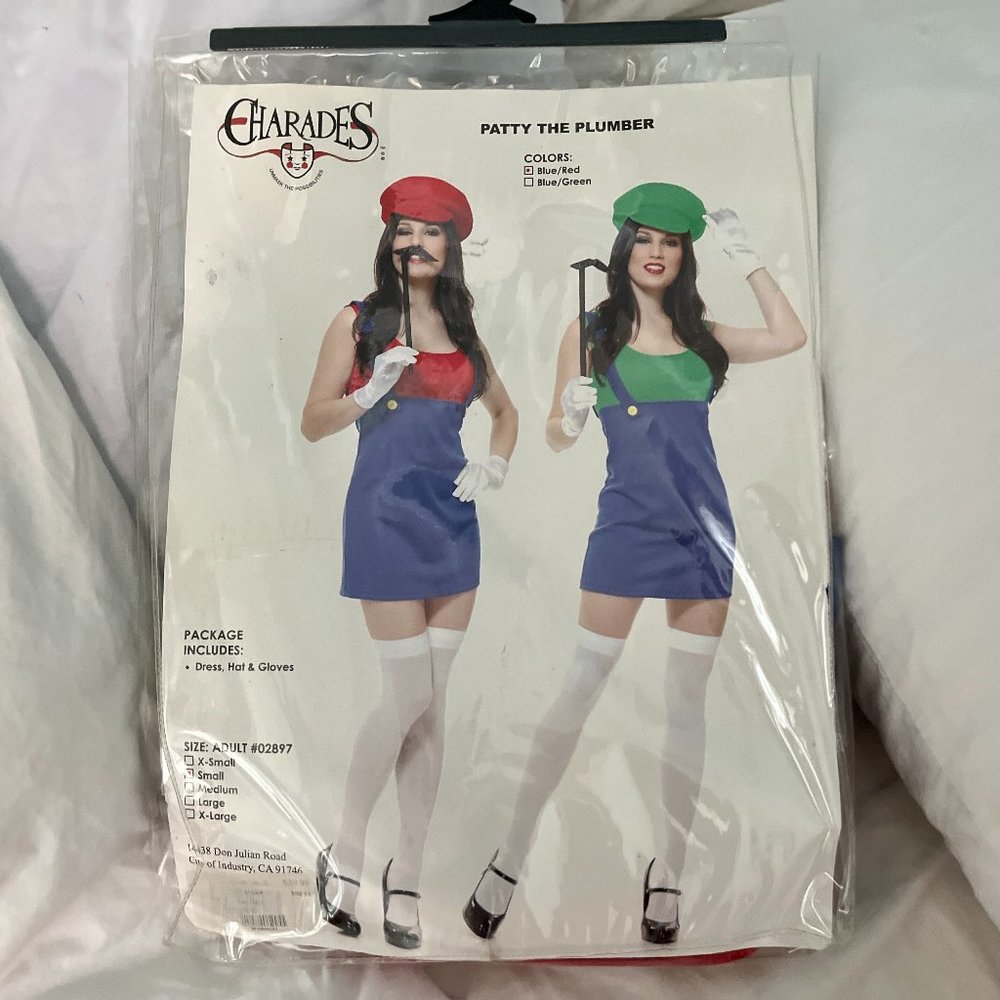 Perky Plumber (Mario) Halloween costume